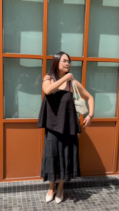 Nose Buckle-Belt Shoulder Bag