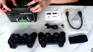 [Giao hàng 24 giờ⚡️]M8 HDMI Retro Video Game Console 2.4G Wireless Console Game Stick 4k 10000 Games Portable Game Console for TV