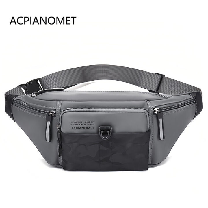 ACPIANOMET Camouflage Waist Bag Running Crossbody Bag Waterproof Sports ...