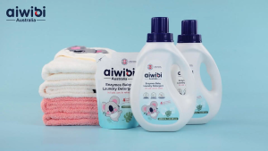 Aiwibi laundry detergent for babies protects soft fabrics effectively removes stains (1000ml)