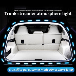 Car High Brightness Trunk Lighting Ambient Light 2/4M Interior Decoration LED Wiring Free Automatic Sensing Tailgate Light Strip