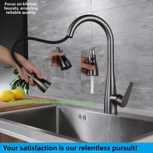 Durable 304 Stainless Steel Kitchen Faucet