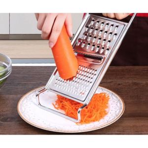 (3in1) ที่ขูดฝอยผักผลไม้ แบบสแตนเลส ที่ขูดมะละกอ ที่ขูดแครอท ที่ขูดผักผลไม้ ที่ขูดชีส ที่สไลด์ผัก