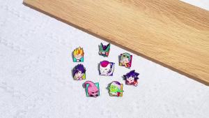Bandai | 8 Chiếc Anime Thổ Cẩm Nhân Vật Gohan Men Pin Huy Hiệu Kim Loại Ngộ Nghĩnh Phiêu Lưu Trang Sức Cho Quần Áo Ba Lô Phụ Kiện Quà Tặng Cho Người Lớn