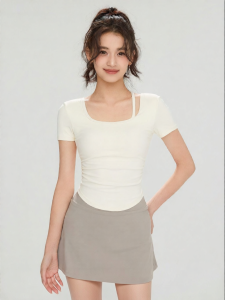 aziztas | Padded and Slimming Women Sport T-Shirt