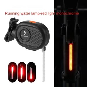Bicycle Running Water Pilot Lights New Creative Bicycle LED Taillights Night Riding Pilot Lights Safety Warning Brake Lights