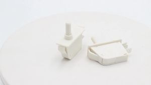 Push-Pull 2 Pin Self-Resetting Refrigerator Door Freezer Push Button Switch DPDT