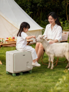 VCC | Child Friendly Rideable Parent-Child Travel Cabin Suitcase Password