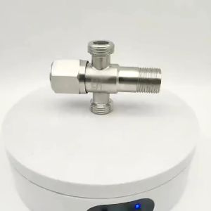 SUS304 Stainless Steel 2 Way Angle Valve 90 Degree Toilet Bidget Angle Valve Faucet Angle Valve