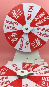 Vòng quay ăn nhậu Tết 2025 8 ô Drinking Game Roulette uống rượu bia giải trí xả stress tiệc tùng bạn bè