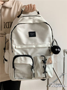 Teahouse Meeting Japanese Style Large Capacity Dual Shoulder Bag Computer Backpack for Middle And High School Students And Men