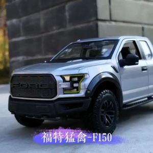 LJMaisto 1:24 Ford Raptor F150 Pickup Truck Model Artificial Alloy Toy Gift Car Collection Ornaments