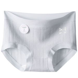 MiiOW | Pure Cotton Ladies Underwear Antibacterial 7A Class Seamless Cotton Crotch Pants For Teen Girls Comfortable Breathable Briefs