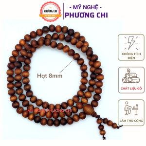 Vòng Đeo Tay Chuỗi Tràng 108 Hạt Gỗ Thơm - Vòng Tay Phong Thủy | Mỹ Nghệ Phương Chi