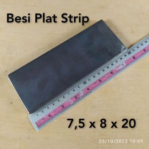 Besi Plat Lebar 75 cm Tebal 8 mm Panjang 20 cm