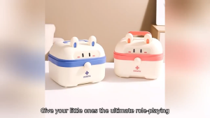 15Pcs/Set Doctor Toy for Children Pretend Play Doctor Nurse Toy Portable Suitcase Medical Kit Kids E