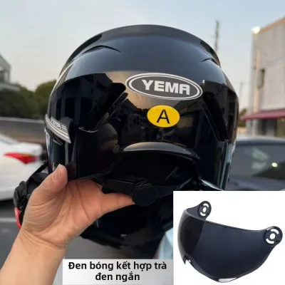 YEMA | Mũ Bảo Hiểm Nửa Đầu Thoáng Khí Chống Nắng Bền Mạnh Cho Mùa Hè
