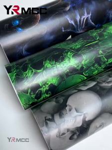 Graffiti Vinyl Wrap Car Wraps Personality Vinyl Paper for Car Wrapping Film Skull Pattern Auto Outdoor Accessories Body Covering
