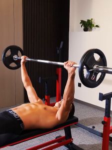 Newly upgraded integrated squat rack barbell free bench press portable dumbbell rack multifunctional adjustable sturdy