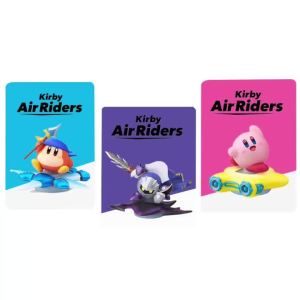 Bandai | Kirby Air Riders Series Bandana Waddle Dee & Winged Star Kirby card Warp Star Kirby card Meta Knight & Shadow Star Kirby card