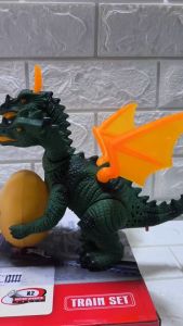 MINI THREE HEAD WALKING MOVING DINOSAUR TOY ACTION FIGURE WITH LIGHTS AND SOUNDS TOY FOR KIDS