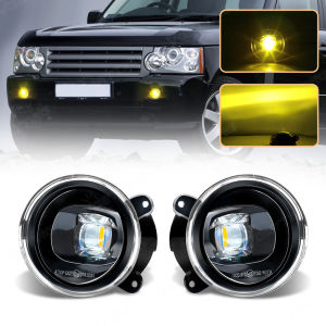 For Land Rover Discovery 2 3 For Range Rover L322 Sport LED Fog Lamps Front Bumper White Yellow Daylights XBJ000080 XBJ000090