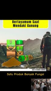 debu tanah pasir tayamum binumah suci untuk perlengkapan bersuci saat camping dan hiking