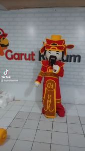 Kostum Maskot Badut Kakek Merah Setelan Lucu Fashion Costume