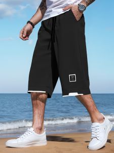 Plus Size Large Mens Shorts 2025 Summer New Trendy Loose Mens Sports Man Tiki Clothing Swimwear Clothes Jorts Running Mens Y2k