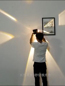 Wall Light Outdoor Modern Solar Fixture 2 3 5 LED Up Down IP65 Front Door Garden Lamp Balcony Black Lighting Warm White