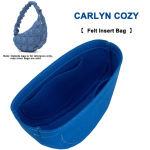 Felt Inner Liner Bag Organizer Makeup Storage Bag Womens Handbags For Carlyn Cloud Cozy Travel Cosmetic Underarm Bags