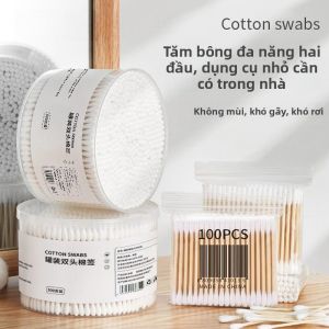 JINHUAN | Bông Tai 2 Đầu Dùng Một Lần Cho Trang Điểm & Làm Sạch Tai