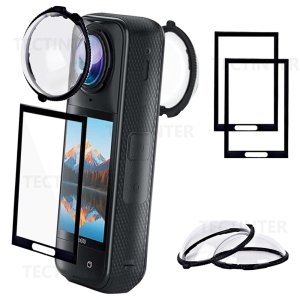 Screen Protector For Insta360 X5 X4 Tempered Glass Protective Film Lens Guard Anti-Scratch Protector Kit Camera Accessores