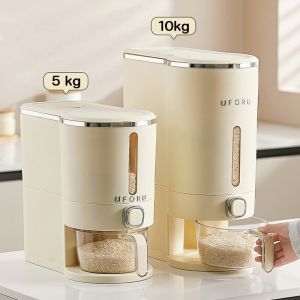 Ganggang กล่องเก็บข้าวสาร | กดใช้ง่าย ใช้งานสะดวก