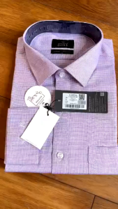 Áo sơ mi nam dài tay ARISTINO BUSINESS phom suông nhẹ 100% cotton mềm mát thoáng khí 1LS09702