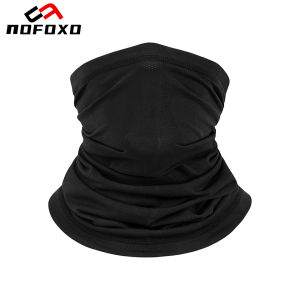NOFOXO Male Head Scarves Half Face Sun Protection Mountaineering Scarf Brerathable Windproof Neck Gaiter Summer Outdoor Hiking