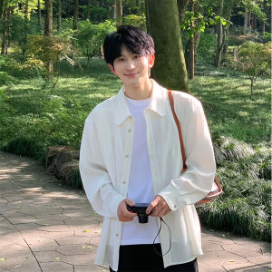 Cleanfit Shirt Mens Summer Thin Youth Wear Sun Protection Shirt Fancy Handsome Long Sleeves Outwear