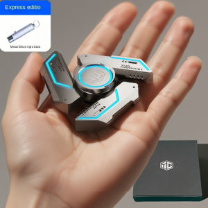 Metal Fidget SpinnerGlow in the dark Quiet Bearings Stress Relief Toy for Kids & Adults Cool Gift for Anxiety Relief