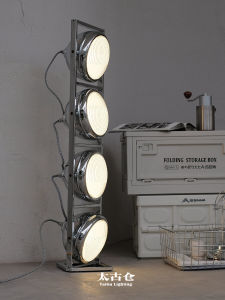 American Retro Lighting Living Room Bedroom Study Floor Lamp Bauhaus Industrial Style Designer Vertical Ambience Light