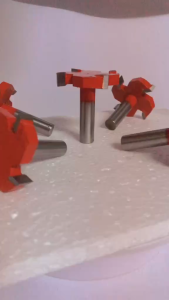 ดอกเร้าเตอร์ กงจักร เซาะร่อง 4ฟัน 10มิล ดอกโต2นิ้ว แกน 1/2.