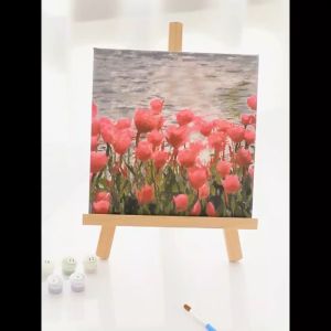 20*20 Oil Painting By Numbers Leisure Vacation Wall Decor Digital Canvas Painting Girls Gifts