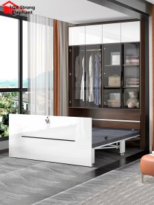 QIANGXIANG | Multi-functional Hidden Bed Single Size Foldable For Small Apartments