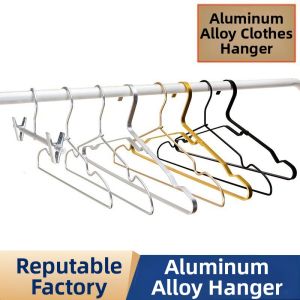 Anti-slip Stain-proof Space Aluminum Metal Clothes Hanger