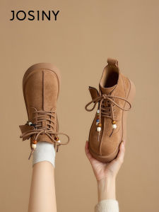 Josiny | Thick Sole Retro Short Boot 2025 New Model