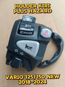 CMZ HOLDER KIRI VARIO 125 - 150 ALL NEW 2018 - 2024 PLUS TOMBOL HAZARD SAKLAR KIRI CUSTOM MODIFIKASI