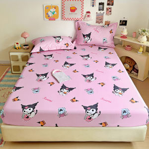 Pure Cotton Anti-Slip Bedding Cover Single Piece Cartoon Design Childrens Mattress Protector 100% Cotton Dormitory Bedding