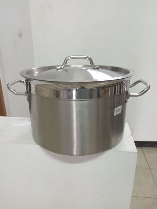 Panci Stock Pot Panci Stainless steel Tebal 33 cm 37 cm Panci