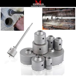 30-120mm SDS plus Drill Bit Coated Concrete Coring Drilling Core Drill Bits Walls Air Conditioning Openings Hole Saw Core Cutter Metal Brick For Brick Hole Saw Tooth