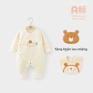 Wismorni | Bộ Đồ Bé Gái Bằng Cotton Ấm Áp