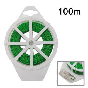 【Ourhomesstore】 1 chiếc cà vạt dây sắt làm vườn có dây buộc làm vườn cho dụng cụ thay làm vườn phụ kiện đường ống thép 20/30/50/100M 【mới】